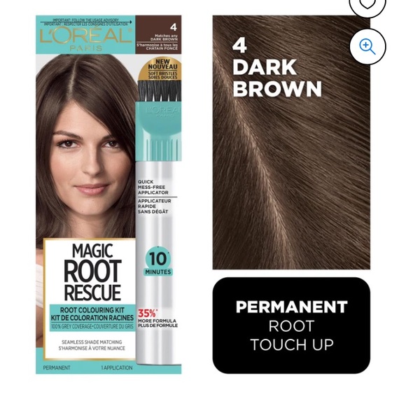 L'Oréal Paris Magic Root Rescue 4 Dark Brown - Picture 1 of 7